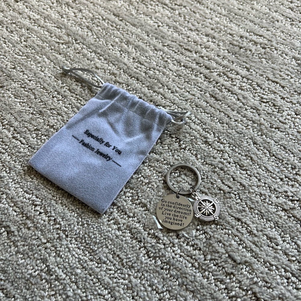 Inspirational Traveler Key Chain